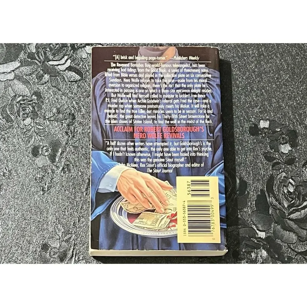 Rex Stout's Nero Wolfe Silver Spire Robert Goldsborough 1993